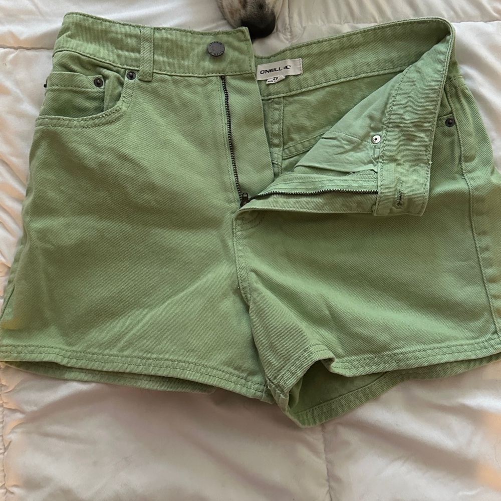 O'Neill Women's Light Green Cargo Shorts